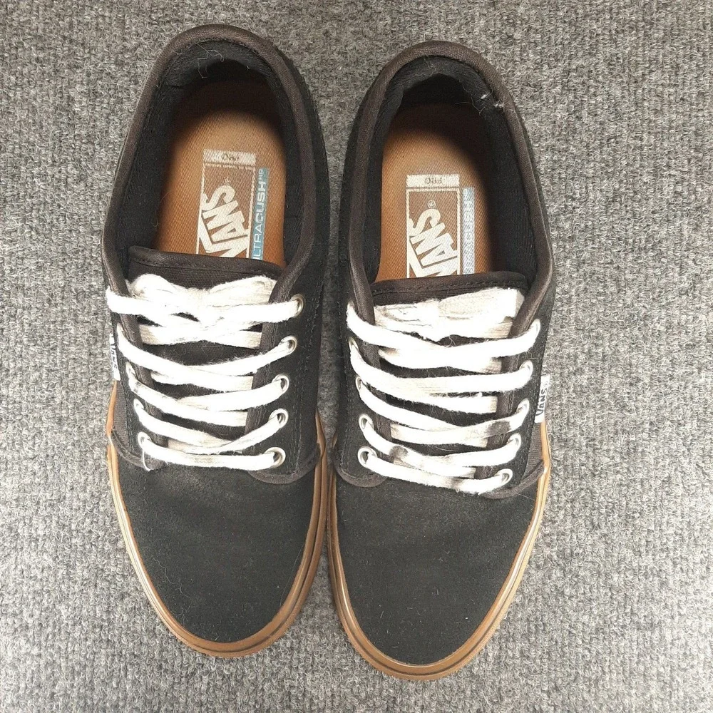 Vans Pro Skateboard Shoes Off The Wall Era Black Suede 721356 Mens 8